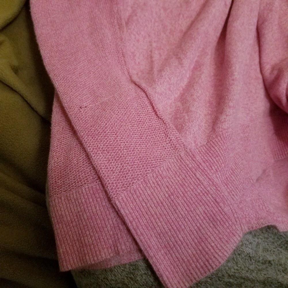Pink High-Low AE Sweater - Picture 5 of 5